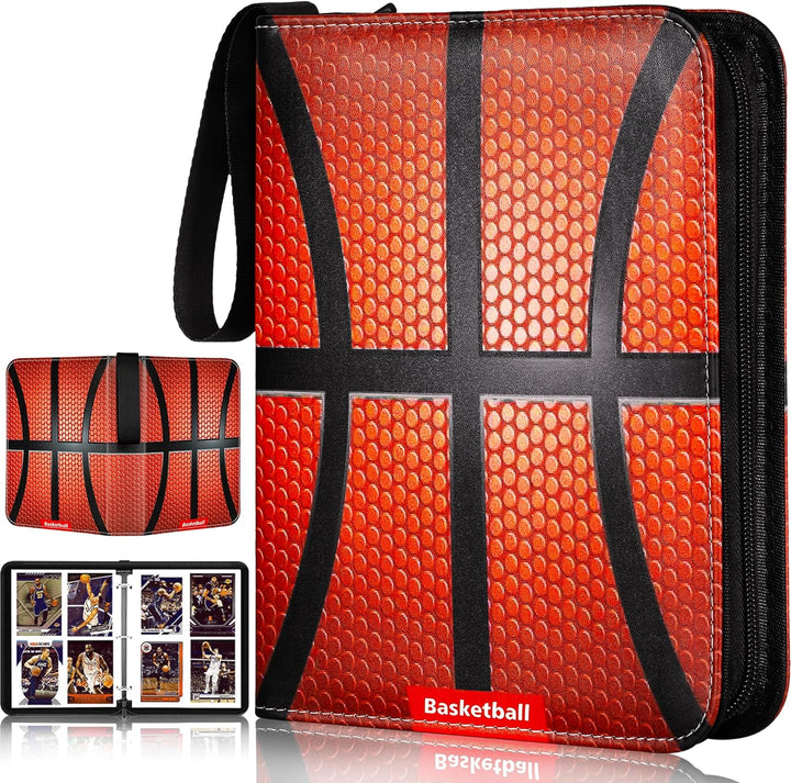 Baseball Card Binder,2024-2025 Sports Trading Card with Sleeves Holder Album,990 Pockets Baseball Card Holder Sheets Display Storage Protectors for Collectors Boys and Girls Gift