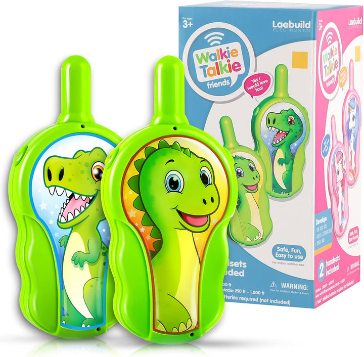 Walkie Talkies for Kids - Walkie Talkie Toys Gifts for 4 5 6 7 8 Year Old Girls Boys Long Range Fire & Rescue Walkie Talkies for Christmas Birthday Easter Gifts Indoor outside Games Red