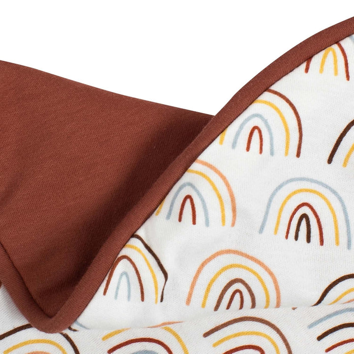 Nursing Pillow Cover, 100% Organic Cotton, Spice Rainbows, Fits the Original Support Pillow for Breastfeeding and Bottle Feeding, Cover Only, Nursing Support Pillow Sold Separately