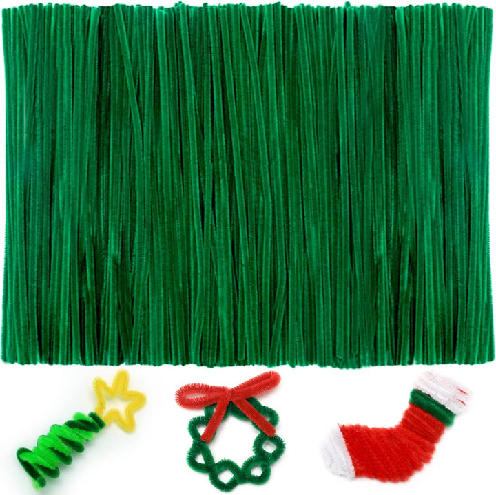 200Pcs 20Colors, Pipe Cleaners, Chenille Stems, Pipe Cleaners for Crafts, Pipe Cleaner Crafts, Art and Craft Supplies