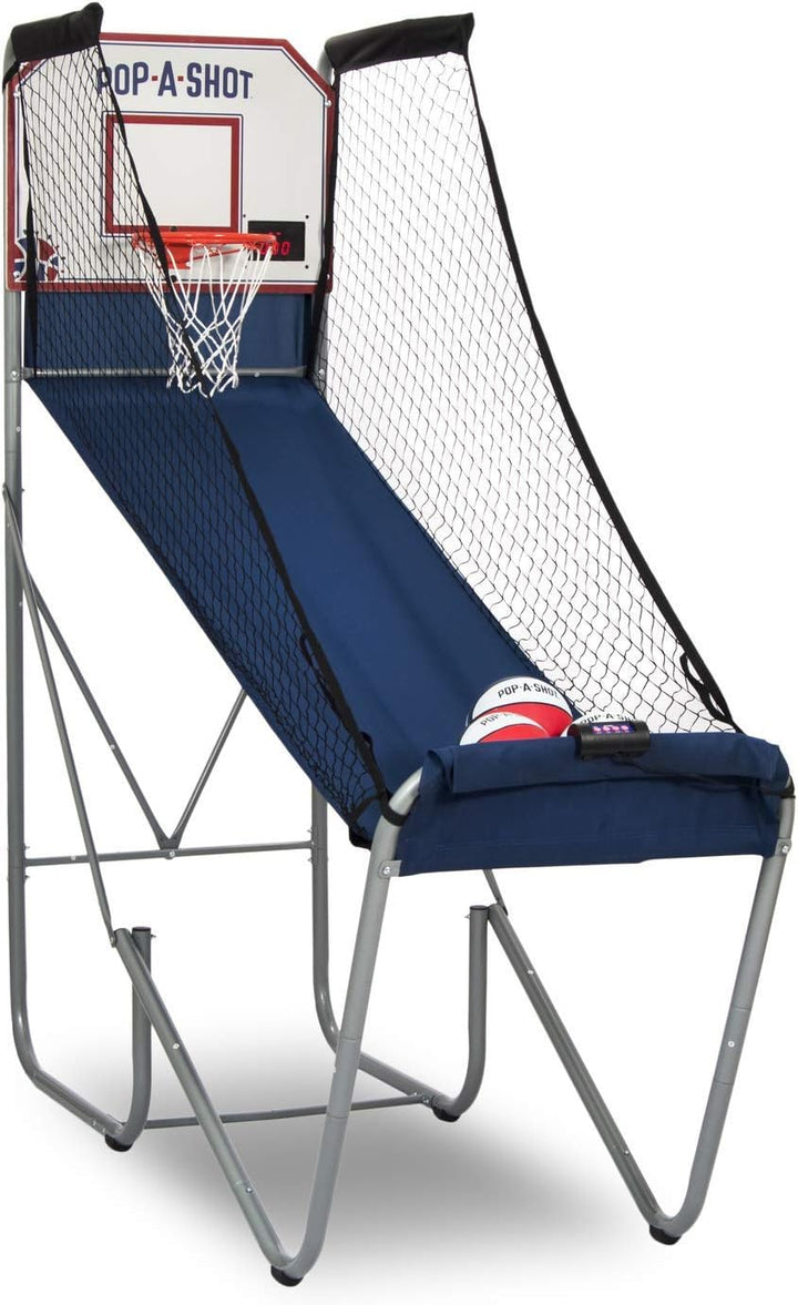 - Home Single Shot | Arcade Basketball Fun at Home | Infrared Sensor Scoring | 6 Game Modes | 4 Balls | Foldable Storage | for All Players