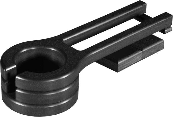 Glider Cup Holder Attachment for Outdoor Gliders, Slide Out Cup Holder for outside Glider Chairs, Space Saving Design - Amish Made USA (Chestnut Brown)