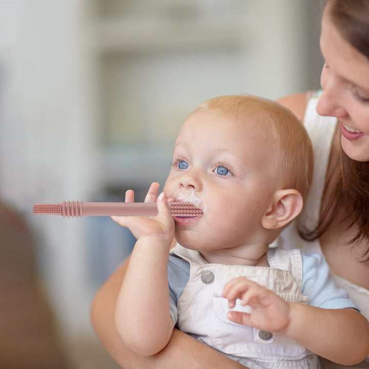 Hollow Teether Tube Chew Straw Sensory Toy for Infant Toddlers Silicone Tubes Teething Toys for Babies 3-12 Months 0-36 Months Gifts Learning Developmental Toys BPA Free Freezable 6 Pack