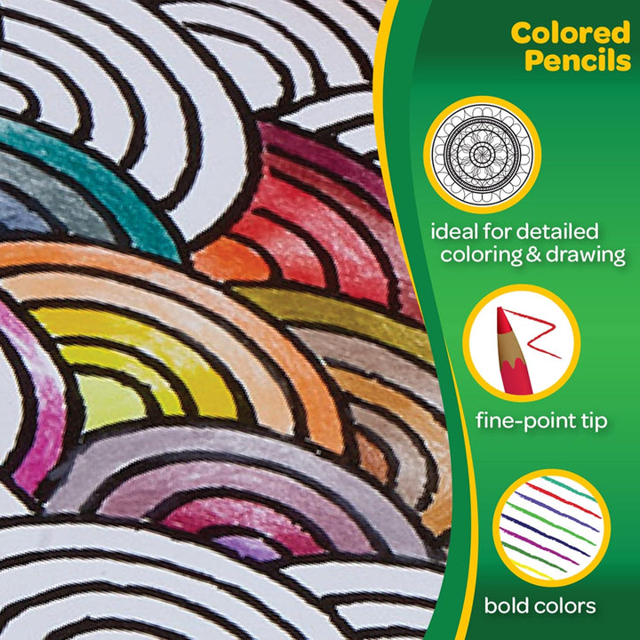 Colouring Pencils - Assorted Colours (Pack of 12) | a Must-Have for All Kids Arts & Crafts Sets | Ideal for Kids Aged 3+