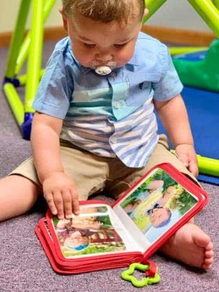 Baby Photo Album - Soft Baby Book First Year Baby Photo Book | My First Book of Photos with Woodland Animals - Baby Album Holds 4X6 Pictures for Memory Album Baby Shower