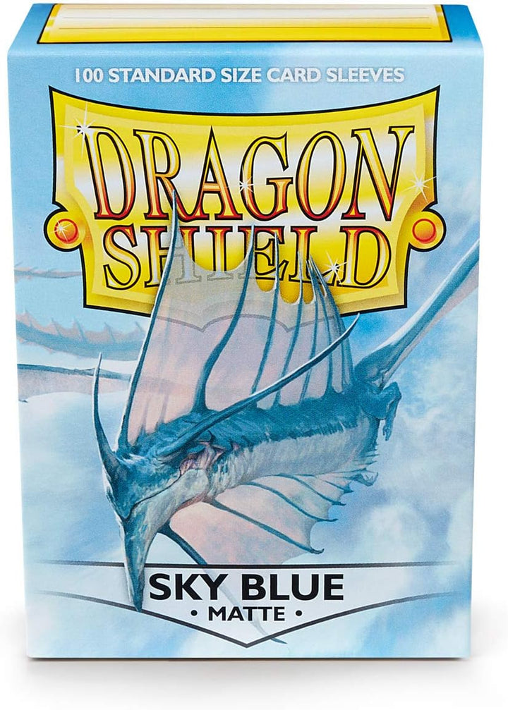 | Standard Size Card Matte Sleeves | 100 CT - Smooth & Tough Premium TCG Sleeves | Compatible with Pokemon, Flesh & Blood, One Piece & Magic the Gathering | Blood Red - Matte