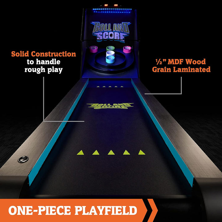 Roll & Score Multiple Styles Arcade Game Collection, Durable & Stylish Designs with Game Balls, Perfect for Family Game Rooms