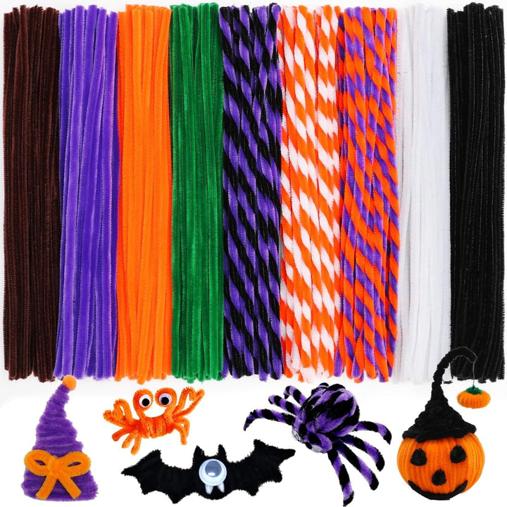 200Pcs 20Colors, Pipe Cleaners, Chenille Stems, Pipe Cleaners for Crafts, Pipe Cleaner Crafts, Art and Craft Supplies