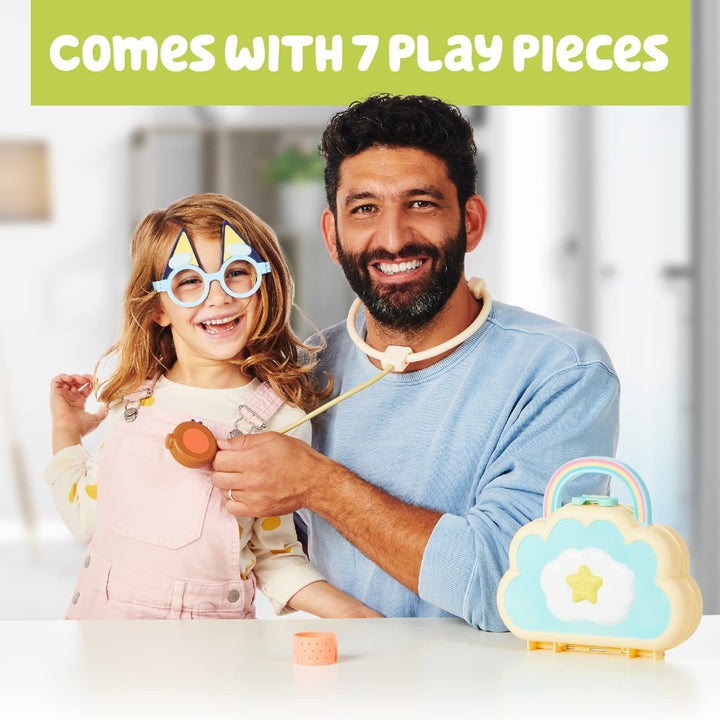 Cloud Bag Doctor'S Set, Doctor Check up Set, Toy Doctor'S Playset with 7 Play Pieces