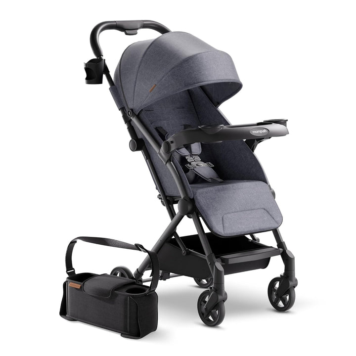 Lithe V2 Lightweight Travel Stroller, Compact Foldable Baby Stroller with Travel Bag, One-Hand Fold Stroller, Snack Tray, Mechanical Recline Seat, Airplane-Ready, UPF 50+ Canopy & Rain Cover