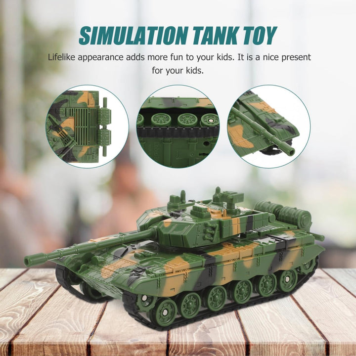 Tank Models Plastic Tanks Kids Toys Vehicle Toys Deck Decor for Kids Boys Girls