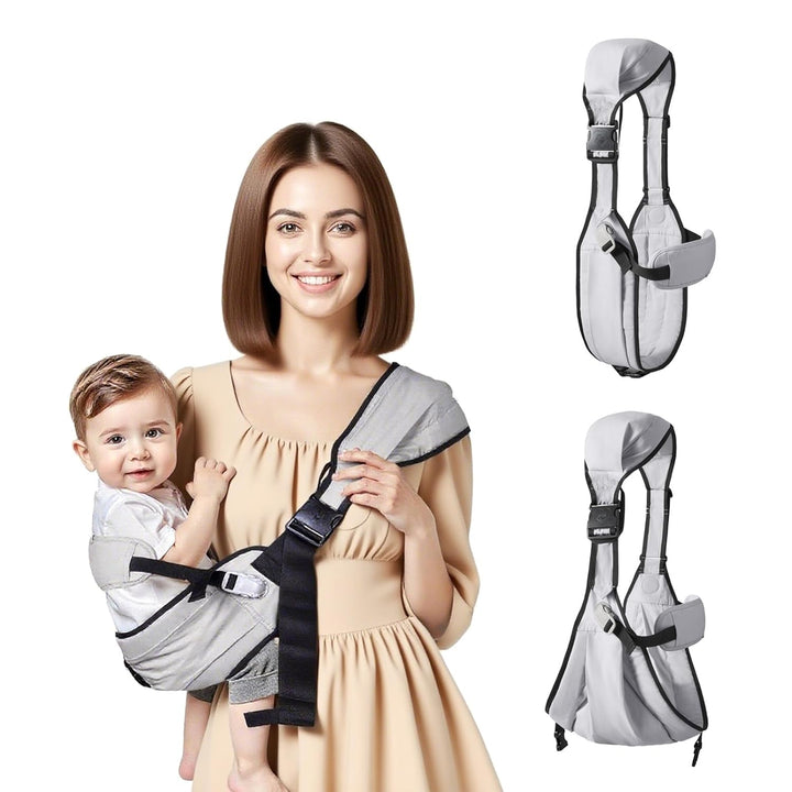 Baby Sling Carrier,Toddler Carrier, 2025 New Baby Sling,Portable and Lightweight Sling,Non-Slip Hip Seat Carrying 10-30Lbs(Black)
