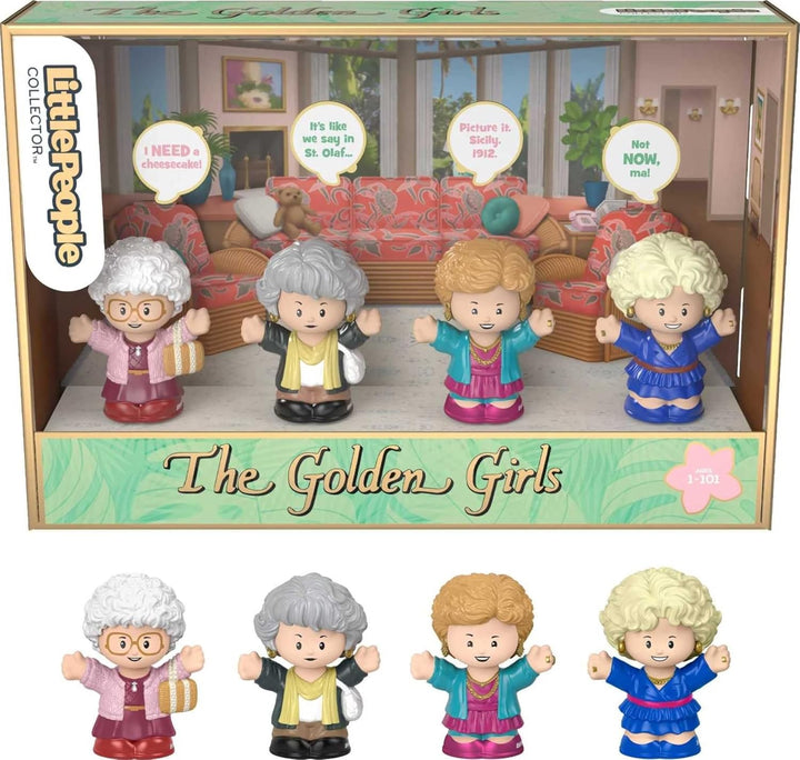​ the Golden Girls Late Night Cheesecake 40Th Anniversary Figure Set in a Display Gift Box for Adults & Fans