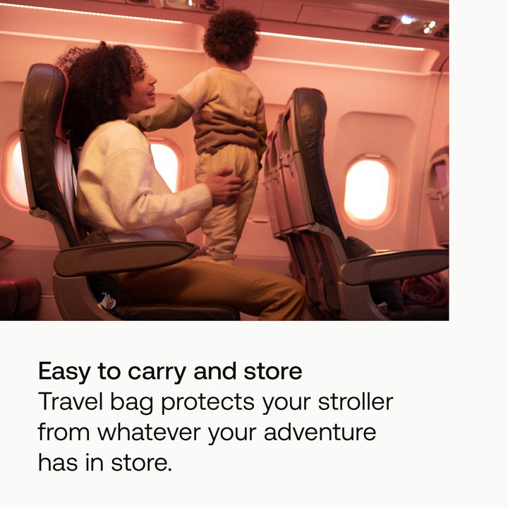Butterfly Transport Bag Butterfly Stroller - Easy for Travel or Storage - Black