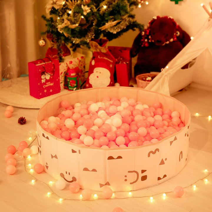 Ball Pit Balls for Toddlers Kids Plastic Balls for Ball-Pit Playpen Pool Baby Pastel Party Decor Fun Shaped Star Bulk 50 100 200 500 1000 Count