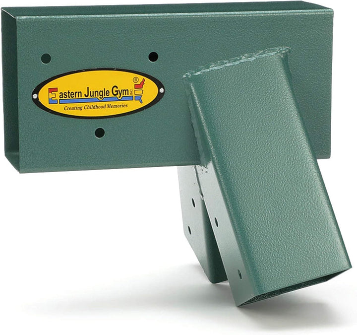 Easy 1-2-3 A-Frame 2 Brackets for Swing Set with All Mounting Hardware, Green