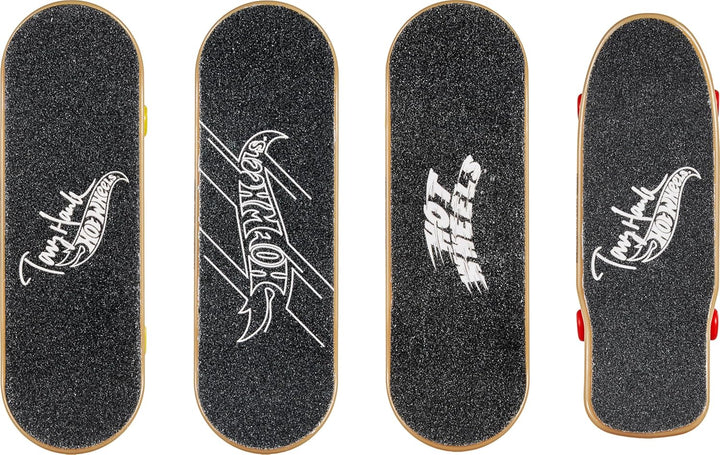 Skate Tony Hawk Fingerboard & Removable Skate Shoes Multipack, 4 Boards, 2 Pairs of Shoes, 1 Exclusive Set (Styles May Vary)