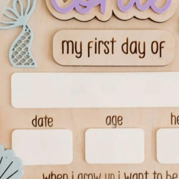 Personalized First and Last Day of School Chalkboard Sign, Custom Back to School Board for Kindergarten, Fun and Memorable, Perfect for Capturing Special Moments