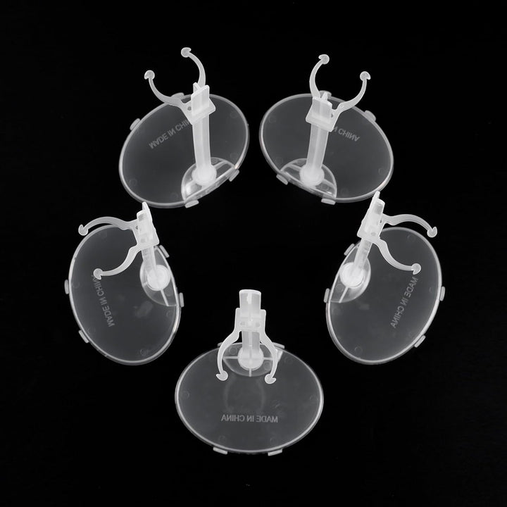 Transparent Dolls Holder Stand Support for 9Inches-12Inches Dolls - Pack of 10