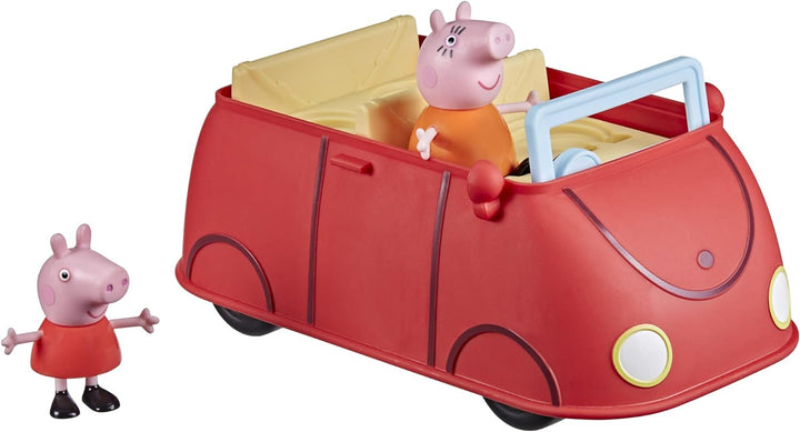 Peppa’S Adventures Peppa’S Family Red Car Preschool Toy, Speech and Sound Effects, Includes 2 Figures, for Ages 3 and Up