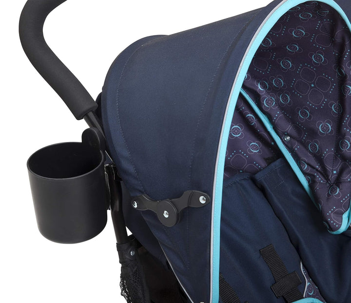 LX Side by Side Stroller - with Recline, Storage & Compact Fold, Night Sky