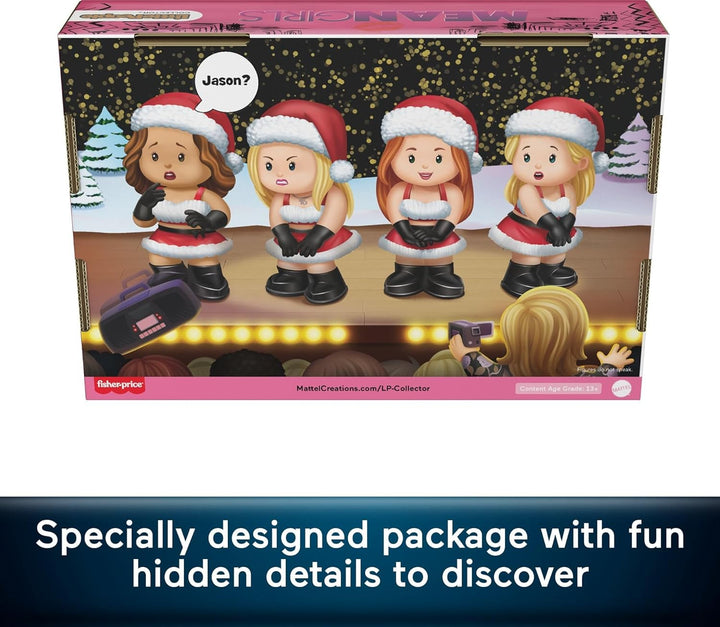 Mean Girls Movie Special Edition Holiday Set for Adults & Fans, 4 Figures in a Display Box
