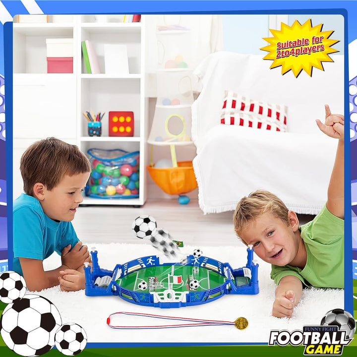 Mini Soccer Board Game for Kids 8-12, Tabletop Foosball Game Set, Interaction Soccer Toys for Family Party Indoor Fun, Perfect Birthday Sports Gift for Boys Girls