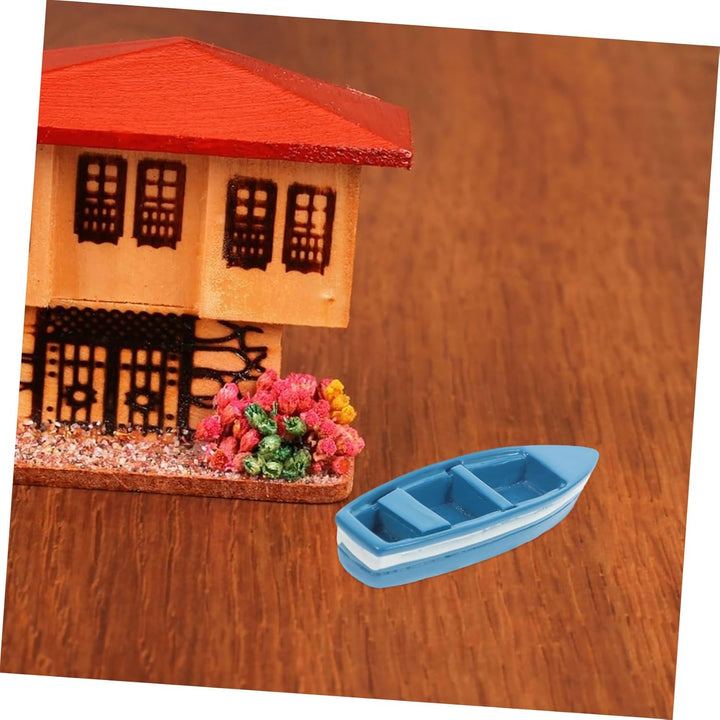 10Pcs Miniature Yacht Decor High Detail Boat for Fairy Garden Coastal Home Decor Accessories for Nautical Microlandscape Display