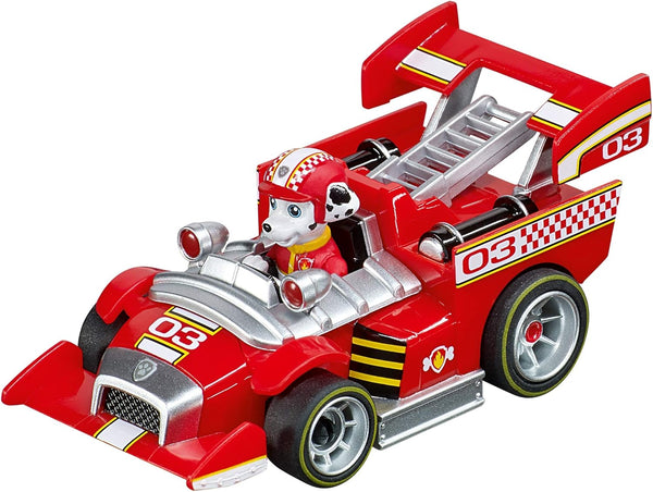 64176 PAW Patrol Ready Race Rescue Marshall 1:43 Scale Analog Slot Car Racing Vehicle GO!!! Slot Car Race Tracks,Red