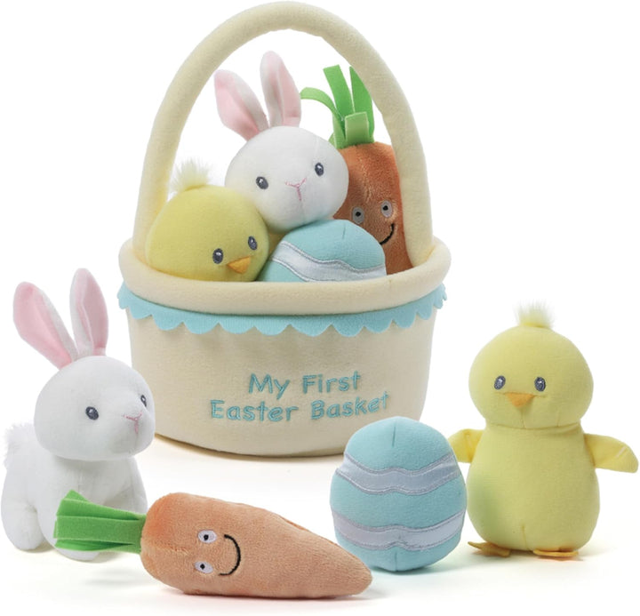 Baby  My First Sports Bag Stuffed Plush Playset, Baby Gift Toys for Boys and Girls Ages 1 & Up, 5 Piece, 8"