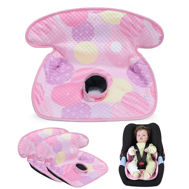 Piddle Pad, Car Seat Potty Training Protector, Baby Waterproof Car Seat Cover with Anti-Slip Backing, Machine Washable Liner for Toddler Carseat, Stroller (Black)