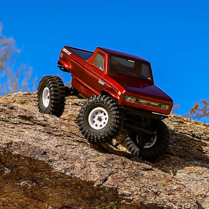 Redcat Ascent-18 1/18 Scale Rock Crawler – High-Torque Mini RC Crawler with Portal Axles, 4WD, Waterproof Electronics, Lipo Battery, RTR – Off-Road Hobby-Grade Remote Control Truck (Red)