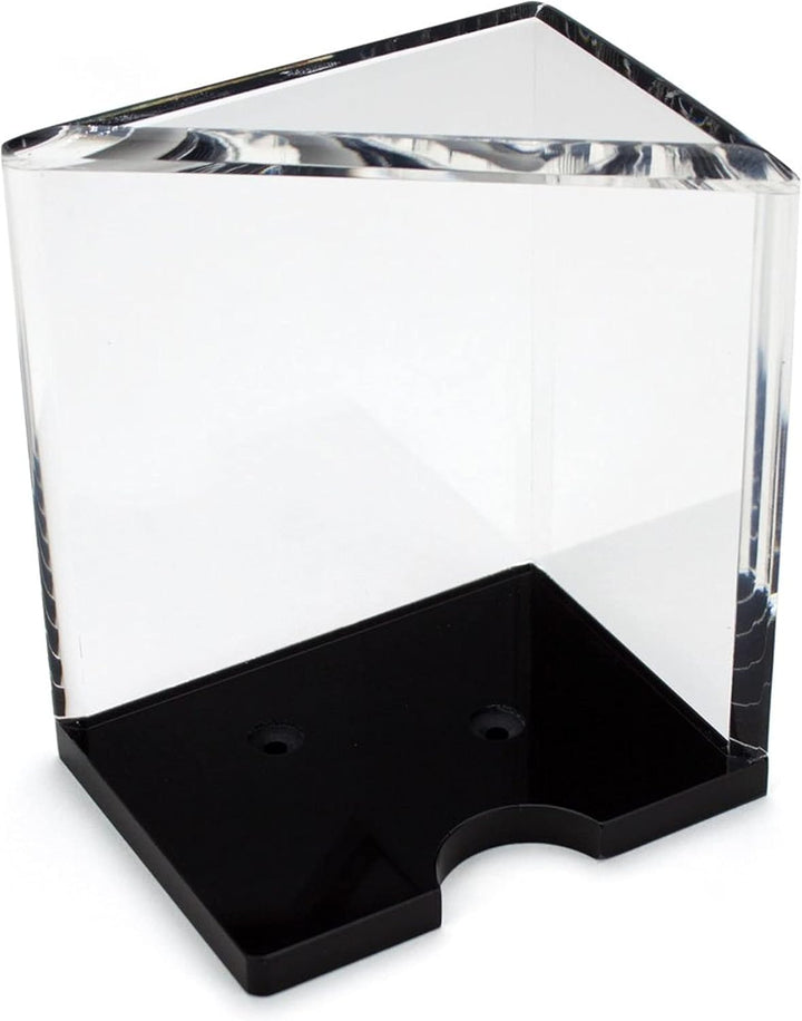 6-Deck Blackjack Dealer Shoe & Discard Tray Set - Smooth Card Roller and Casino Style Clear Acrylic Tabletop Design for Home Game Nights