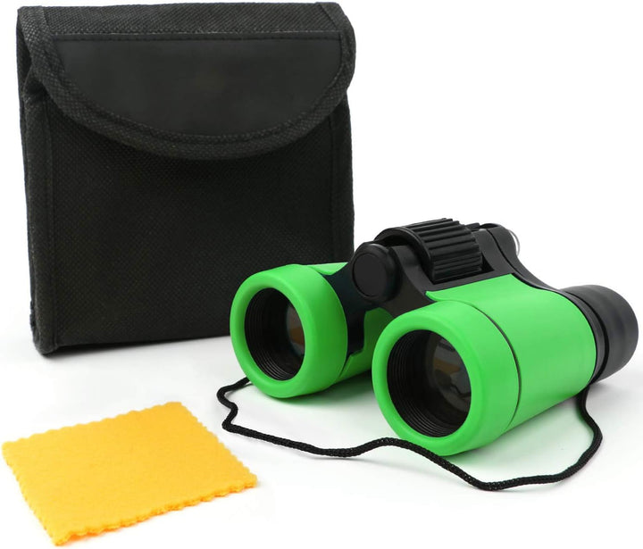 Kids Binoculars Shock Proof Toy Binoculars Set for Age 3-12 Years Old Boys Girls Bird Watching Educational Learning Hunting Hiking Birthday Presents