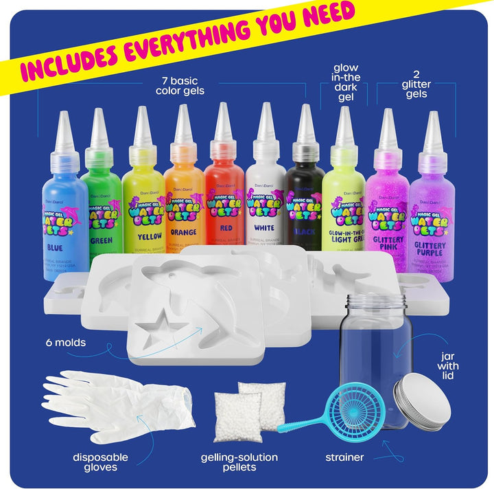 Aqua Fairy Water Gel Kit for Kids - Craft for Kids - Magic Elf Toy Kits - Waters Pets - DIY Squishy Maker - Make Your Own Squishies Toys Crafts for Boys & Girls Ages 6-12