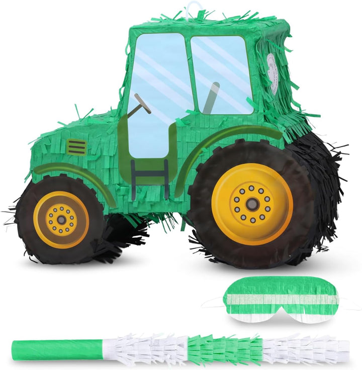 Dinosaur Pinata Bundle with a Blindfold and Bat (17X13X4 Inches), Perfect for Birthday Parties, Animal Theme Parties, Decorations