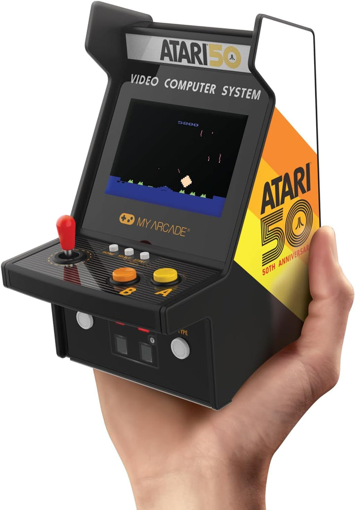Mega Man Micro Player Pro: Mega Man Retro Gaming Console Titles 1 through 6, Gifts for Kids and Adults, Video Game Collectibles, Full Color Screen