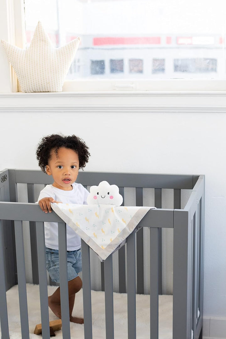 Cloud Security Blanket, Soft Baby Lovey for Babies, Snuggle Toy Stuffed Animal, Newborn Infant and Toddler Security Toy, Baby Boy or Baby Girl Lovie, New Baby Gift, White Cloud Lovey