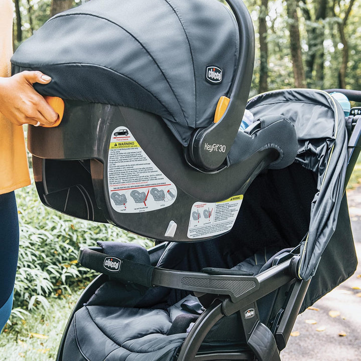 Activ3 Jogging Stroller, All-Terrain Stroller, Compatible with  Infant Car Seats (Not Included), Baby Travel Gear | Eclipse/Grey