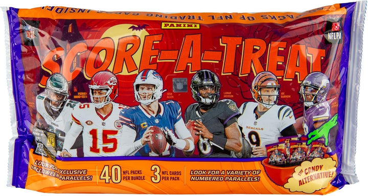 2025  Score-A-Treat Halloween Football Trading Cards Treat Bundle