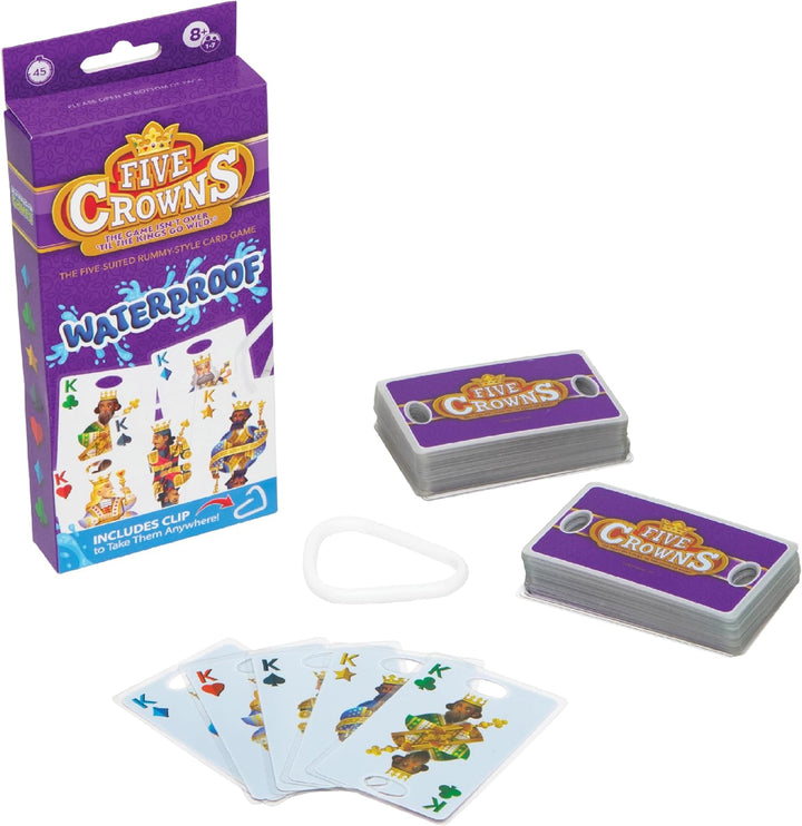 Five Crowns — the Game Isn'T over until the Kings Go Wild! — 5 Suited Rummy-Style Card Game — for Ages 8+
