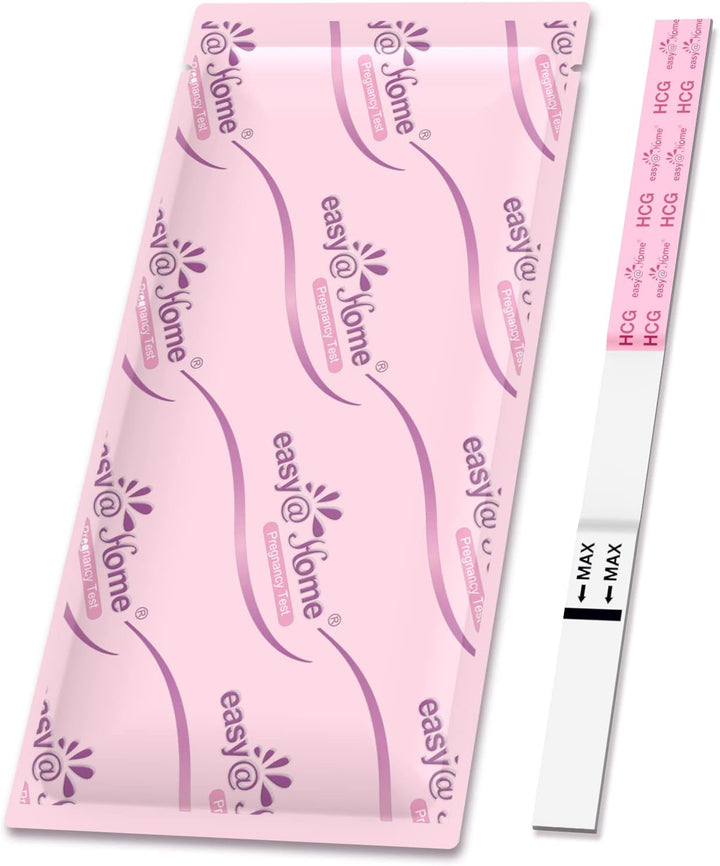 Pregnancy Test Strips Kit: 10 Pack Hcg Test Strips - Early Detection Home Pregnancy Strips Bulk