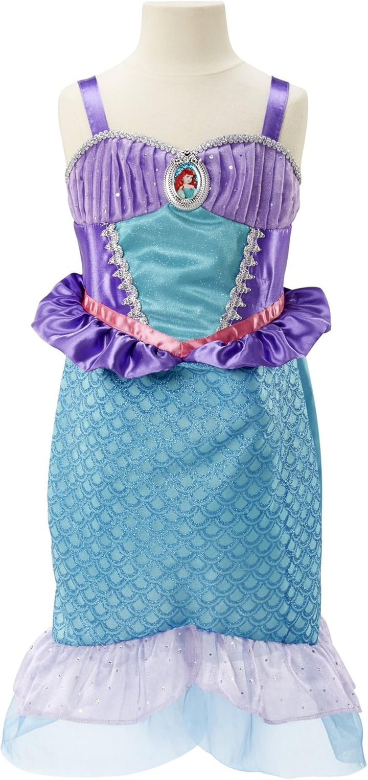 Ariel Sing & Shimmer Musical Dress – Sparkling Costume with Built-In Music, Ages 3–6, Size 4–6X – Amazon Exclusive