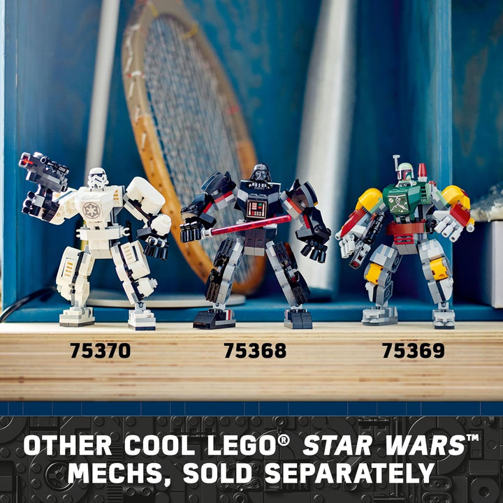 Star Wars Stormtrooper Mech 75370 Star Wars Collectible for Kids, This Buildable Star Wars Action Figure Features a Cockpit, Buildable Blaster and Iconic Imperial Stormtrooper Minifigure