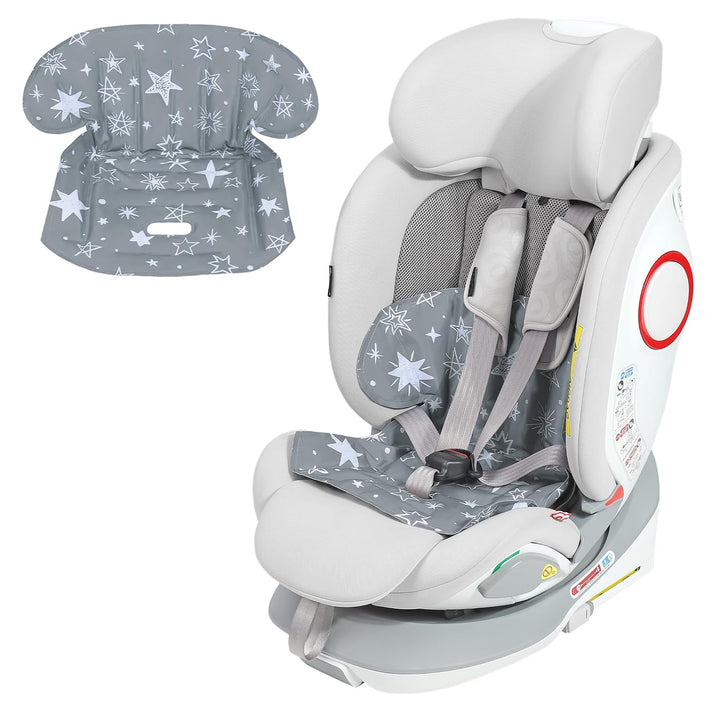 Car Seat Cooling Pad with Waterproof Liner, Gel Car Seat Cooler Pad for Babies Summer, Potty Training Protector Mat Cushion for Carseats and Strollers, Easy to Clean, Reversible, Cool Blue