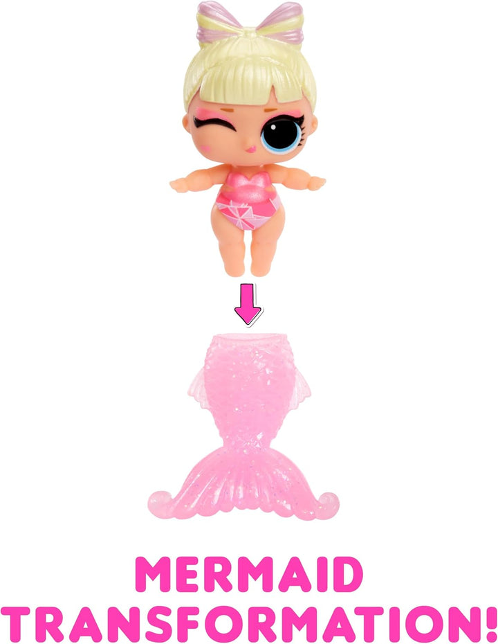 LOL Surprise Mermaids Baby Sisters with Color Change Tail, 8 Dolls to Collect, Fashion Accessories, Great Gift for Kids Ages 4+