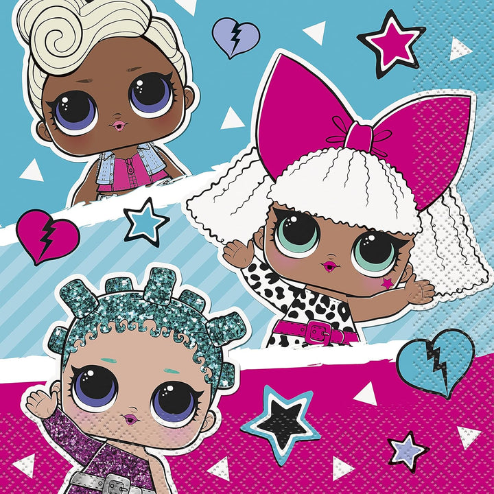 Multicolor LOL Surprise Paper Dolls - 2 Count | Disposable Fun, Perfect for Creative Play & Party Favors
