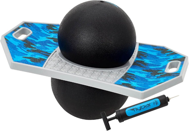 Pogo Trick Ball for Kids, Trick Bounce Board for Boys and Girls Ages 6+, up to 160 Lbs, Includes Pump, Easy to Carry Handle