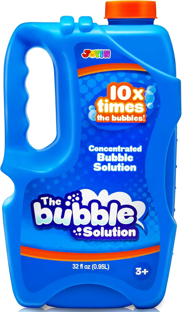 32 OZ Concentrated Bubble Solution (Close to 1L/ up to 2.5 Gallon Refills), Concentrated Solution Refills for Bubble Machine, Wands, Blower, Easter