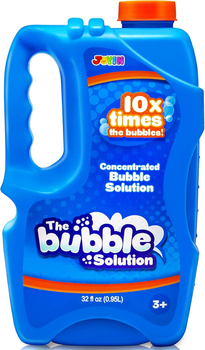 32 OZ Concentrated Bubble Solution (Close to 1L/ up to 2.5 Gallon Refills), Concentrated Solution Refills for Bubble Machine, Wands, Blower, Easter